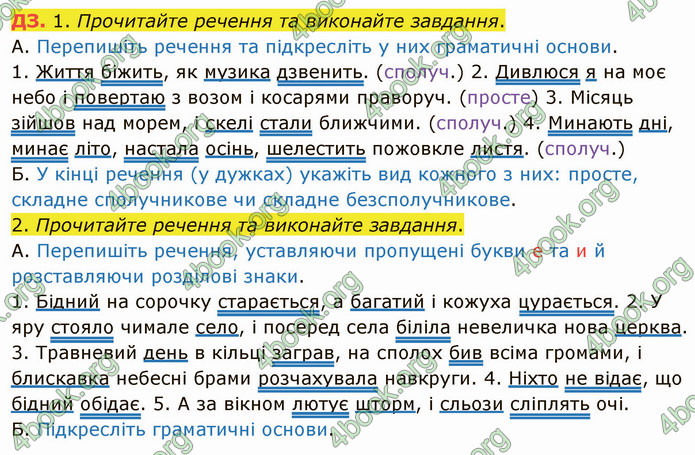 ГДЗ Українська мова 5 клас Авраменко 2022