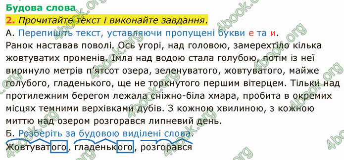 ГДЗ Українська мова 5 клас Авраменко 2022