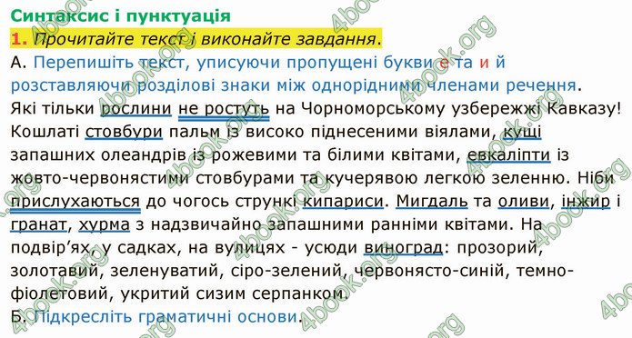 ГДЗ Українська мова 5 клас Авраменко 2022