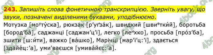 ГДЗ Українська мова 5 клас Заболотний 2022