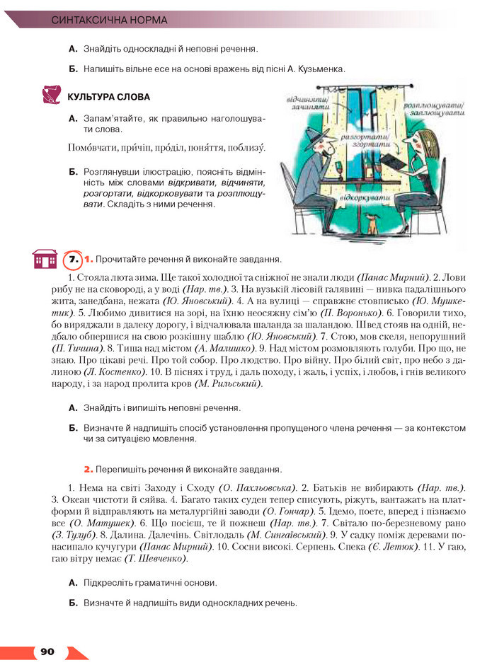 Українська мова 11 клас Авраменко 2019