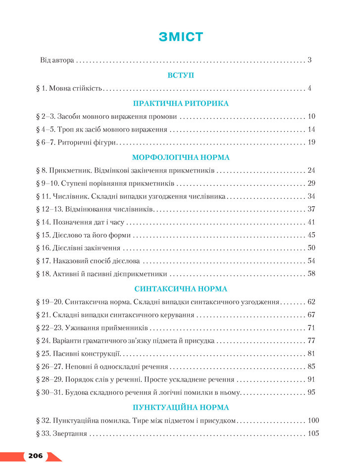 Українська мова 11 клас Авраменко 2019