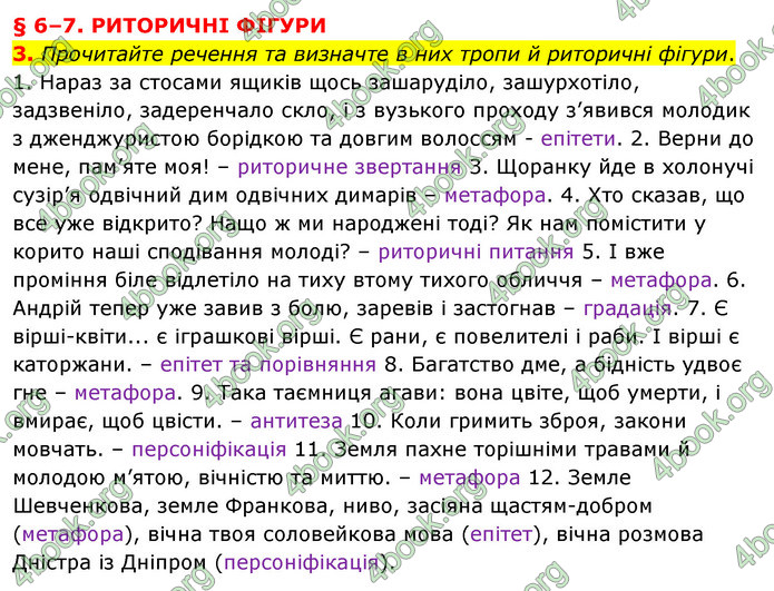 ГДЗ Українська мова 11 клас Авраменко