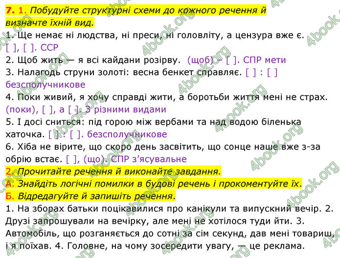 ГДЗ Українська мова 11 клас Авраменко