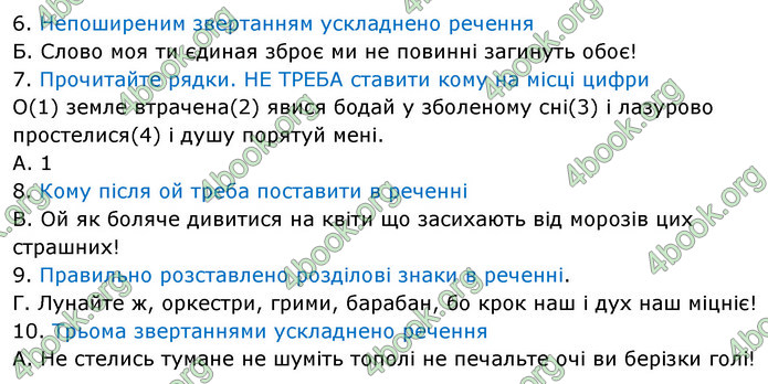 ГДЗ Українська мова 11 клас Авраменко