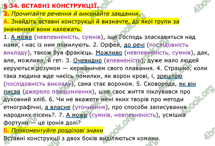 ГДЗ Українська мова 11 клас Авраменко