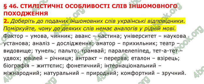 ГДЗ Українська мова 11 клас Авраменко