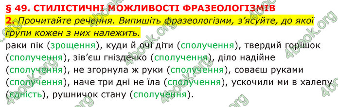 ГДЗ Українська мова 11 клас Авраменко