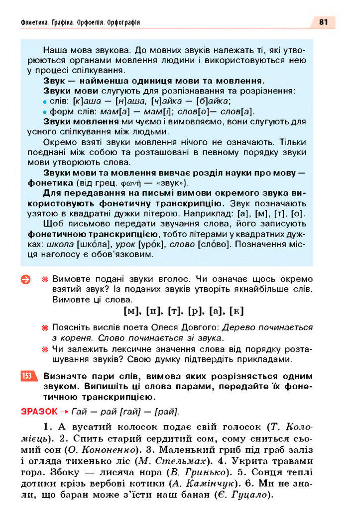 Українська мова 5 клас Глазова 2022