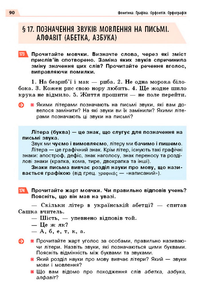 Українська мова 5 клас Глазова 2022