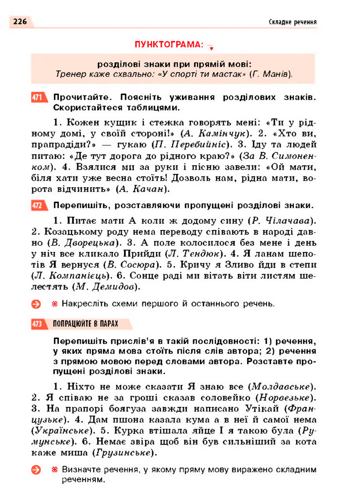 Українська мова 5 клас Глазова 2022