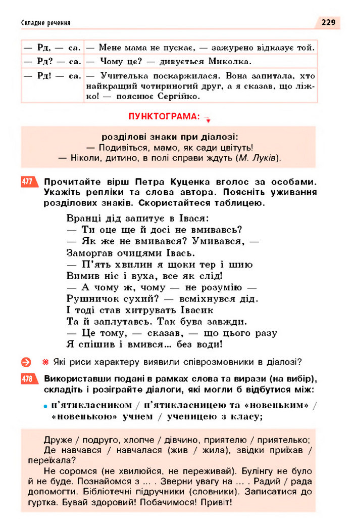 Українська мова 5 клас Глазова 2022