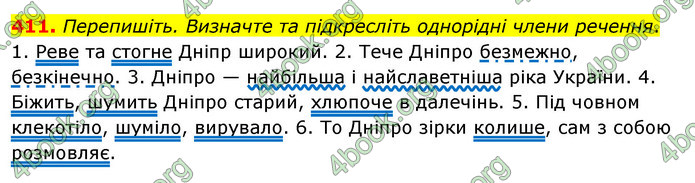 ГДЗ Українська мова 5 клас Глазова 2022