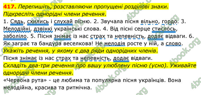 ГДЗ Українська мова 5 клас Глазова 2022