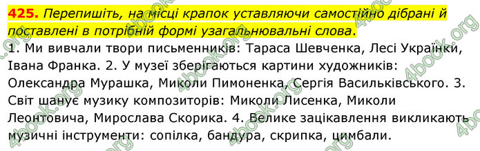 ГДЗ Українська мова 5 клас Глазова 2022