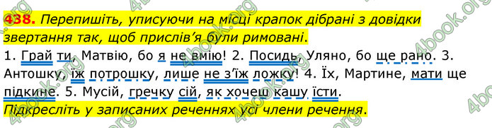 ГДЗ Українська мова 5 клас Глазова 2022