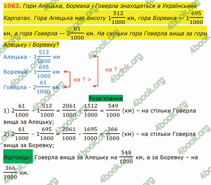 ГДЗ Математика 5 клас Тарасенкова 2022