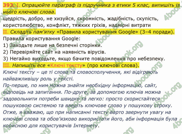 ГДЗ Українська мова 5 клас Голуб 2022