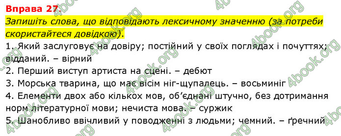 ГДЗ Українська мова 5 клас Літвінова