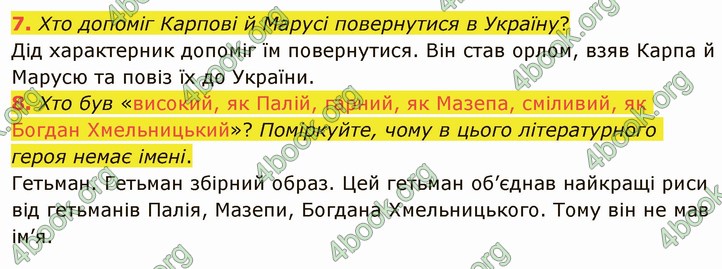 ГДЗ Українська література 5 клас Авраменко 2022