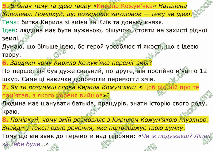 ГДЗ Українська література 5 клас Коваленко 2022