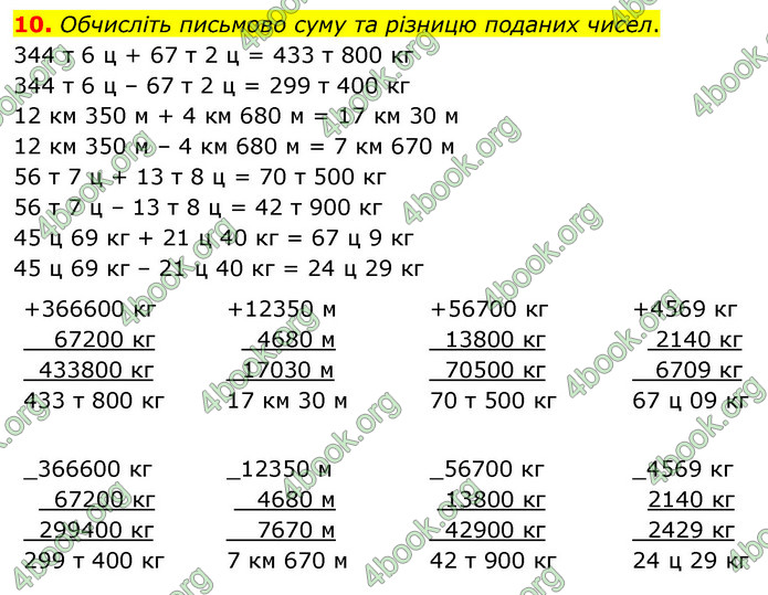 ГДЗ Математика 4 клас Логачевська (2 частина)