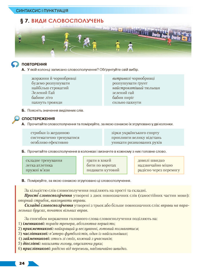 Українська мова 8 клас Авраменко 2021