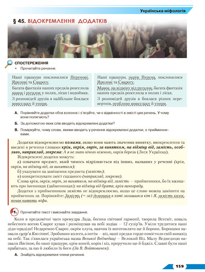 Українська мова 8 клас Авраменко 2021