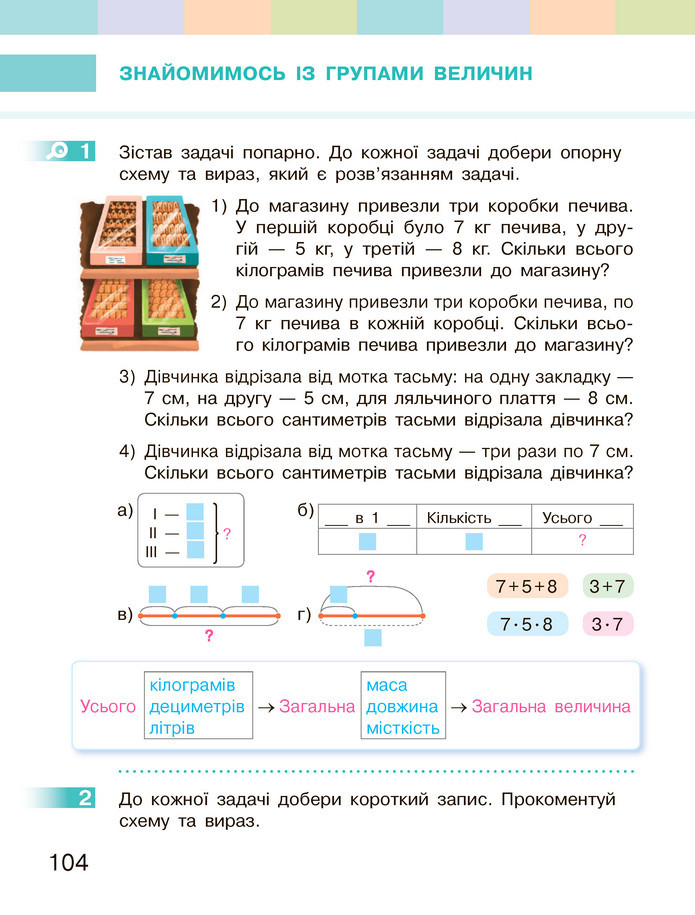 Математика 3 клас Скворцова (1 частина)