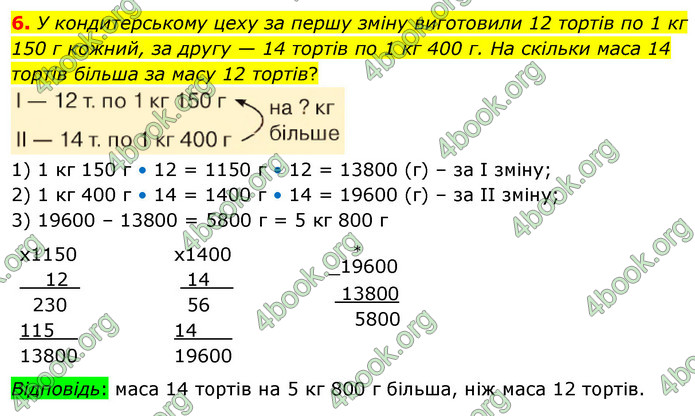 ГДЗ Математика 4 клас Логачевська (2 частина)