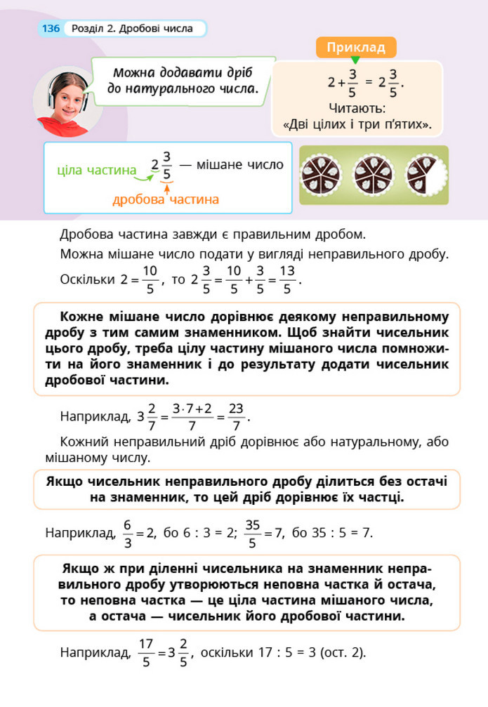 Математика 5 клас Бевз