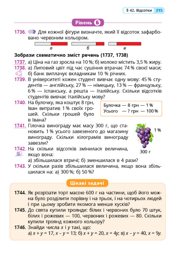 Математика 5 клас Бевз