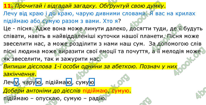 ГДЗ Українська мова 4 клас Вашуленко 2021 (1 частина)