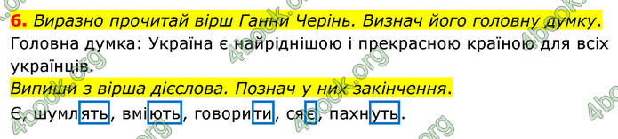 ГДЗ Українська мова 4 клас Вашуленко 2021 (1 частина)