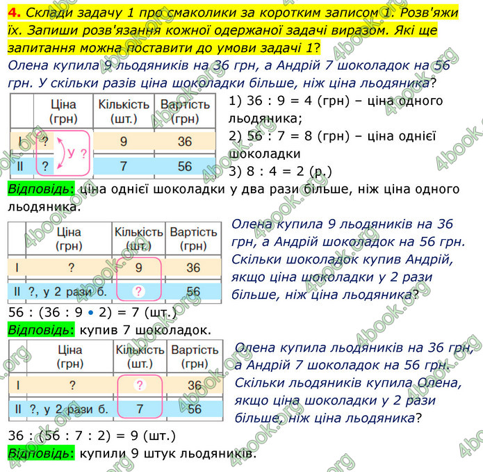 ГДЗ Математика 3 клас Скворцова