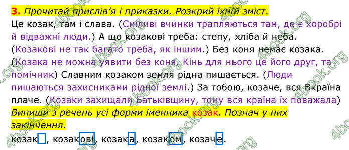 ГДЗ Українська мова 4 клас Чабайовська 1 частина