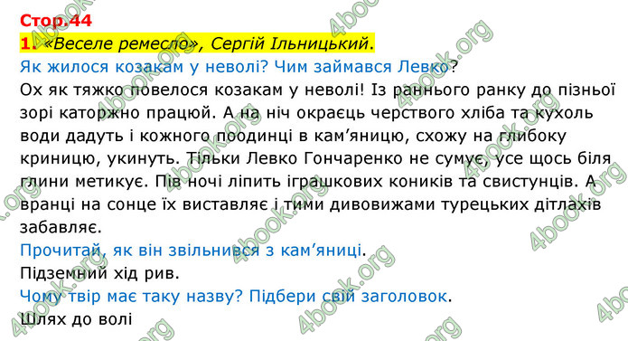 ГДЗ Українська мова 4 клас Чабайовська 1 частина