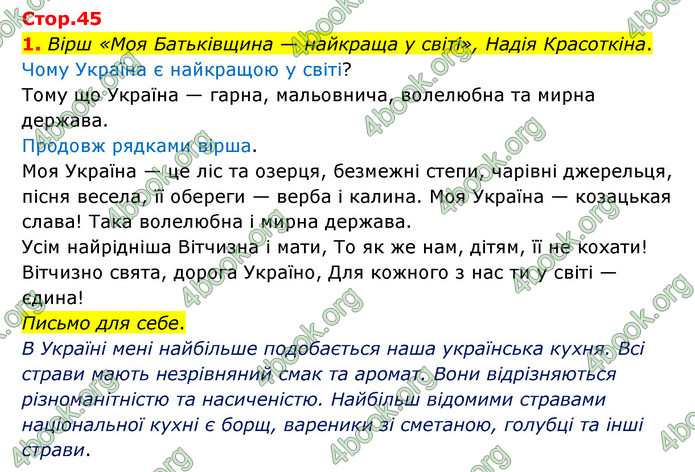 ГДЗ Українська мова 4 клас Чабайовська 1 частина