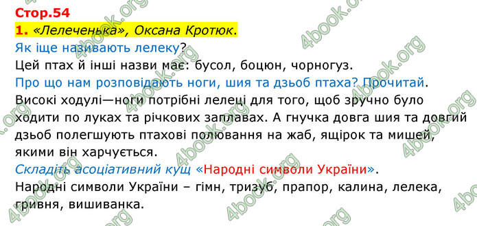 ГДЗ Українська мова 4 клас Чабайовська 1 частина