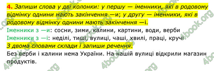 ГДЗ Українська мова 4 клас Чабайовська 1 частина