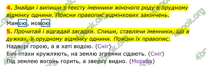 ГДЗ Українська мова 4 клас Чабайовська 1 частина