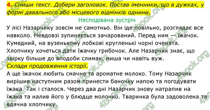 ГДЗ Українська мова 4 клас Чабайовська 1 частина