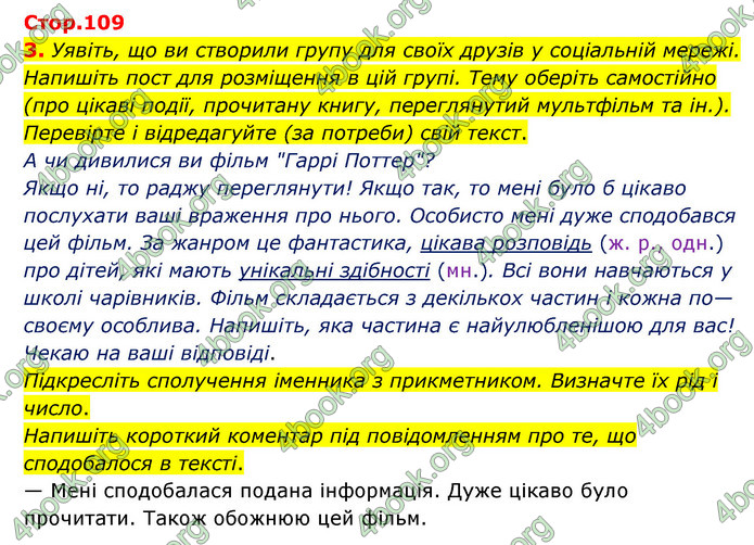 ГДЗ Українська мова 4 клас Чабайовська 1 частина