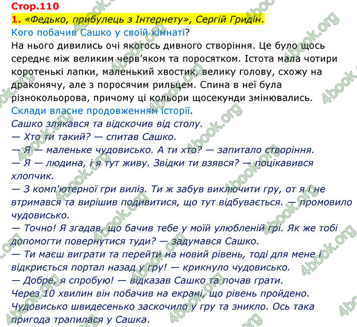 ГДЗ Українська мова 4 клас Чабайовська 1 частина