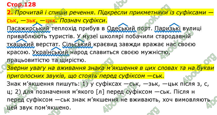 ГДЗ Українська мова 4 клас Чабайовська 1 частина