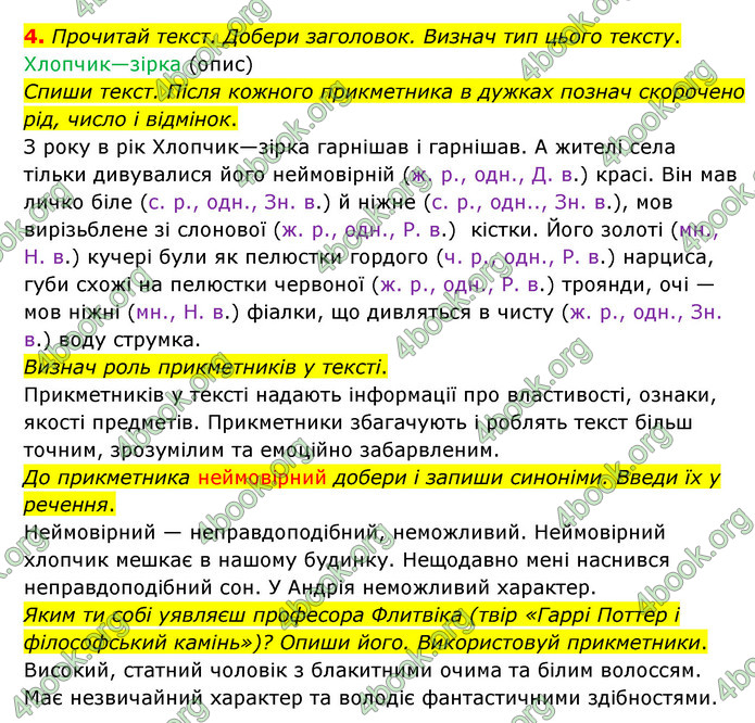 ГДЗ Українська мова 4 клас Чабайовська 1 частина