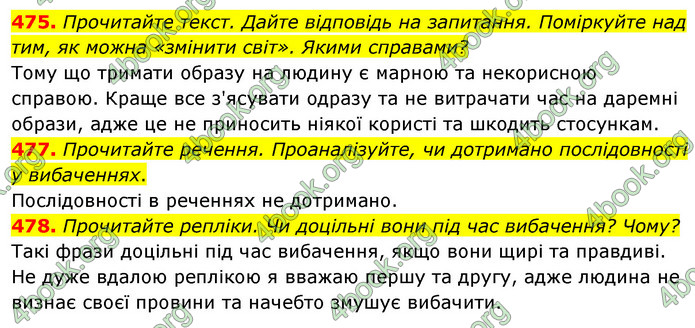 ГДЗ Українська мова 5 клас Голуб 2022