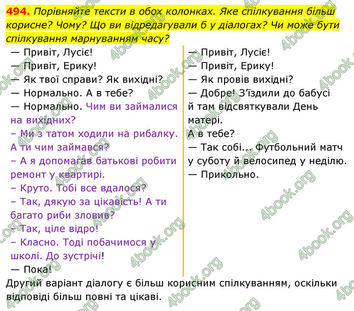 ГДЗ Українська мова 5 клас Голуб 2022