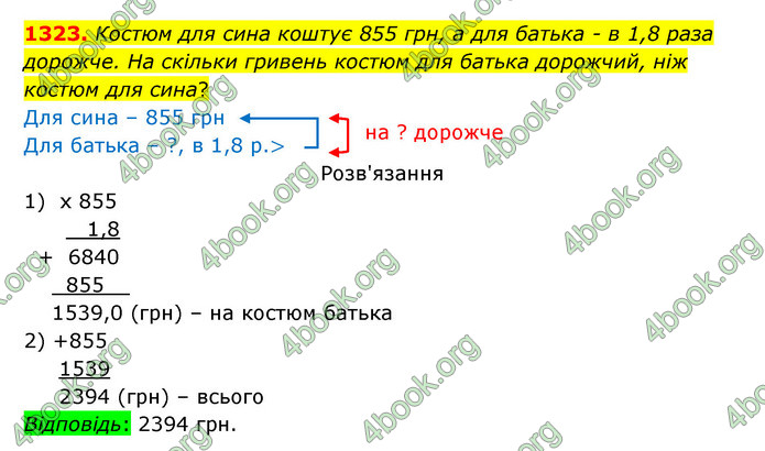 ГДЗ Математика 5 клас Бевз