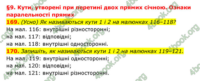 Відповіді Геометрія 7 клас Істер 2015. ГДЗ